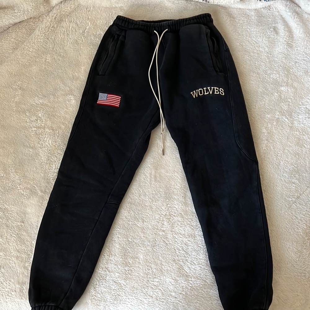 This was from a drop from a few years ago. Darc Sport black sweats. Small